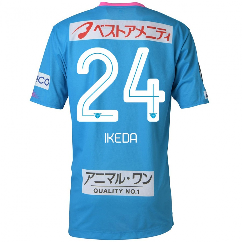 Kinder Tokia Ikeda #24 Blau Rosa Heimtrikot Trikot 2024/25 T-Shirt Österreich