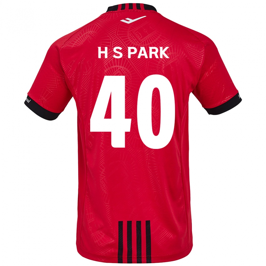 Kinder Seong-Hun Park #40 Rot Schwarz Heimtrikot Trikot 2024/25 T-Shirt Österreich