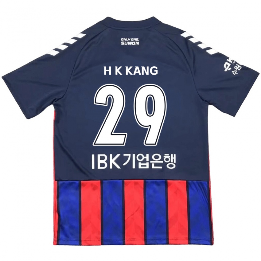 Kinder Kyo-Hun Kang #29 Blau Rot Heimtrikot Trikot 2024/25 T-Shirt Österreich