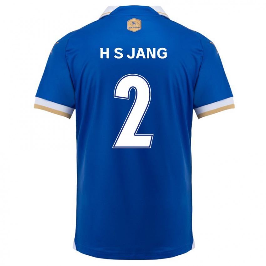 Kinder Seok-Hwan Jang #2 Blau Weiss Heimtrikot Trikot 2024/25 T-Shirt Österreich