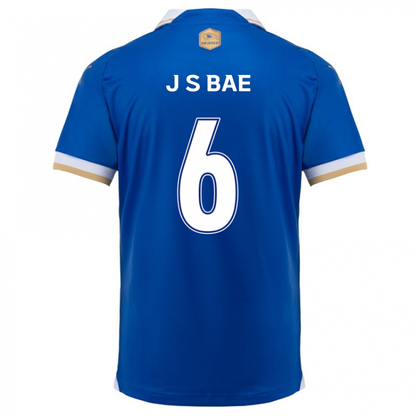 Kinder Seo-Joon Bae #6 Blau Weiss Heimtrikot Trikot 2024/25 T-Shirt Österreich