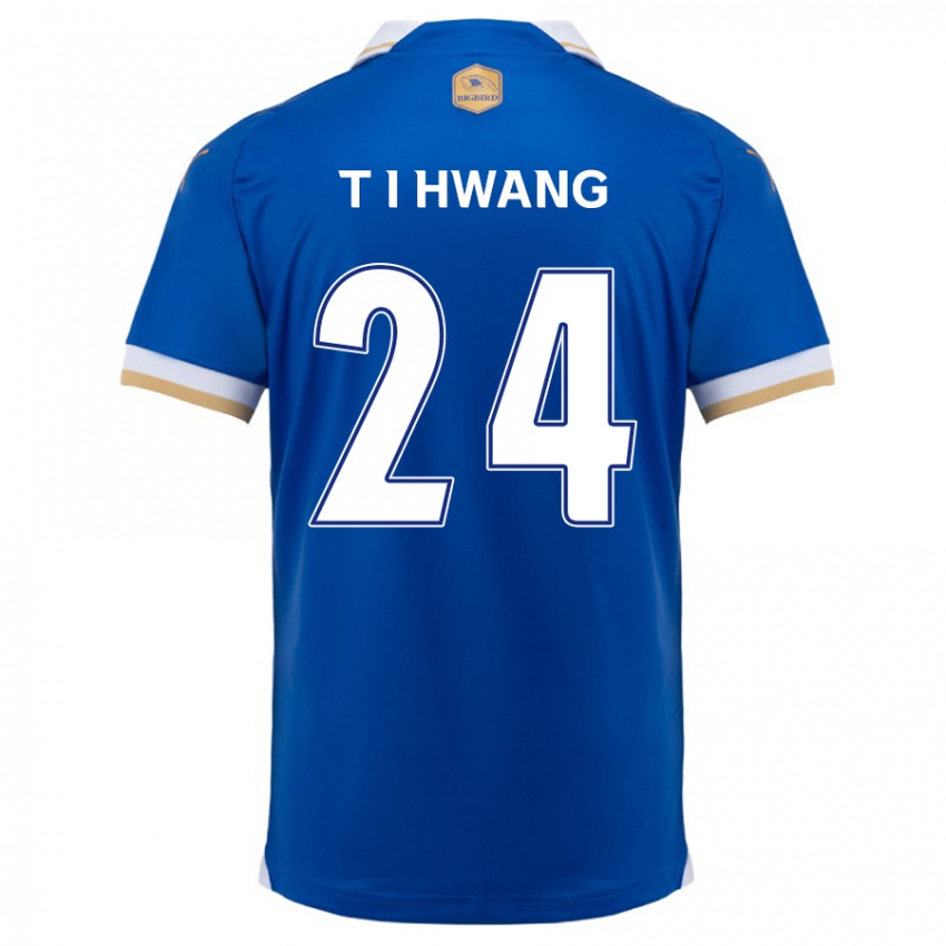 Kinder In-Taek Hwang #24 Blau Weiss Heimtrikot Trikot 2024/25 T-Shirt Österreich