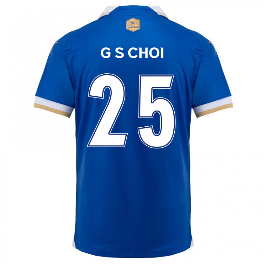 Kinder Sung-Geun Choi #25 Blau Weiss Heimtrikot Trikot 2024/25 T-Shirt Österreich