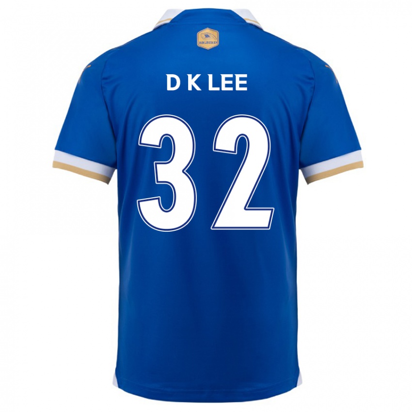 Kinder Kyu-Dong Lee #32 Blau Weiss Heimtrikot Trikot 2024/25 T-Shirt Österreich