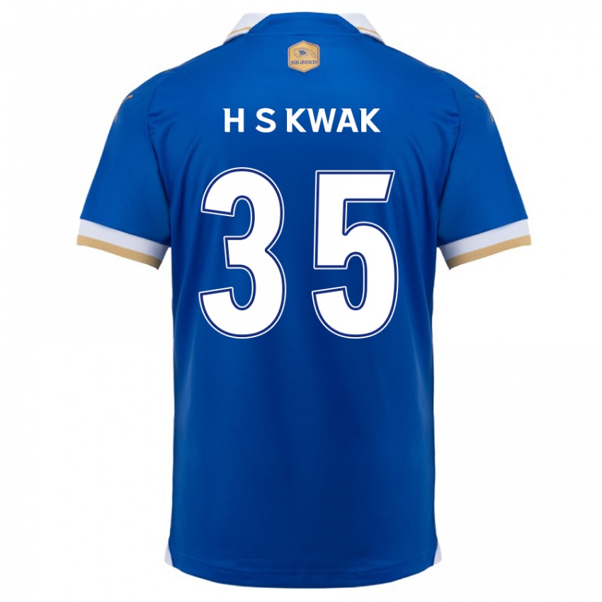 Kinder Sung-Hoon Kwak #35 Blau Weiss Heimtrikot Trikot 2024/25 T-Shirt Österreich