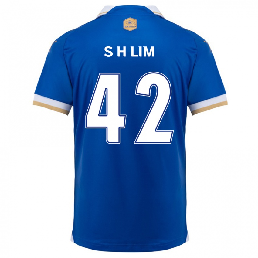 Kinder Hyun-Sub Lim #42 Blau Weiss Heimtrikot Trikot 2024/25 T-Shirt Österreich