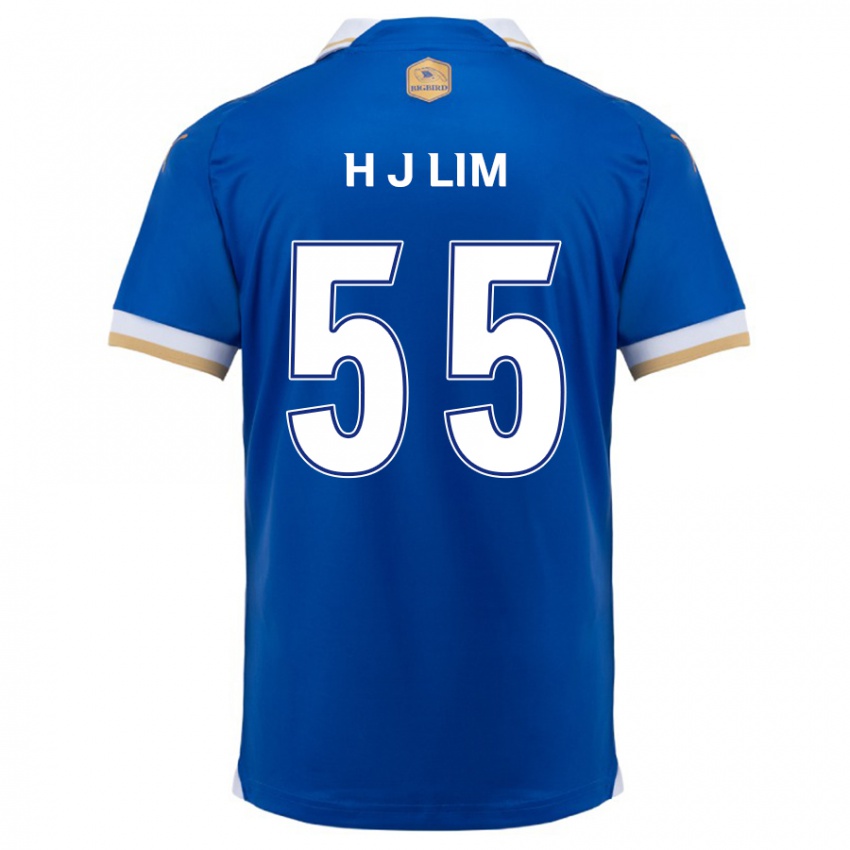 Kinder Ji-Hoon Lim #55 Blau Weiss Heimtrikot Trikot 2024/25 T-Shirt Österreich