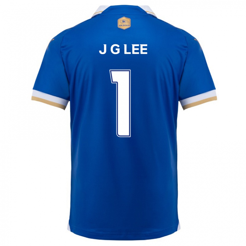 Kinder Gyeong-Jun Lee #1 Blau Weiss Heimtrikot Trikot 2024/25 T-Shirt Österreich