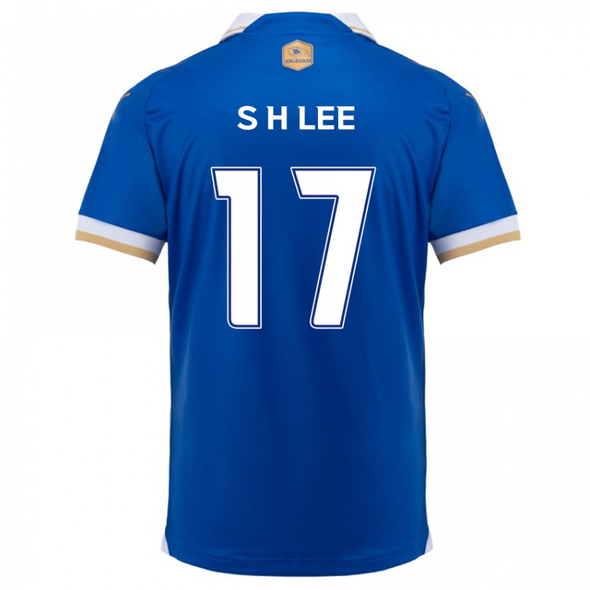 Kinder Hyun-Seo Lee #17 Blau Weiss Heimtrikot Trikot 2024/25 T-Shirt Österreich