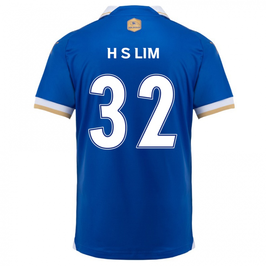 Kinder Seong-Hyeon Lim #32 Blau Weiss Heimtrikot Trikot 2024/25 T-Shirt Österreich