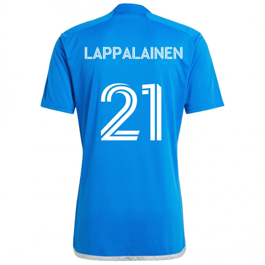 Kinder Lassi Lappalainen #21 Blau Weiss Heimtrikot Trikot 2024/25 T-Shirt Österreich