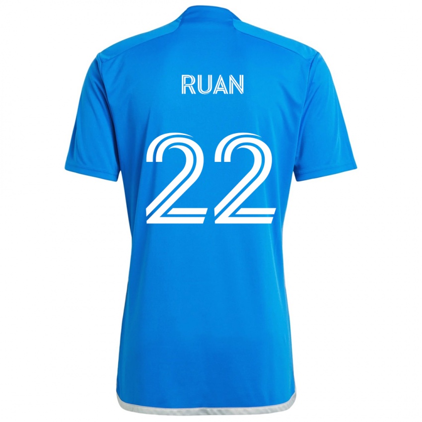 Kinder Ruan #22 Blau Weiss Heimtrikot Trikot 2024/25 T-Shirt Österreich