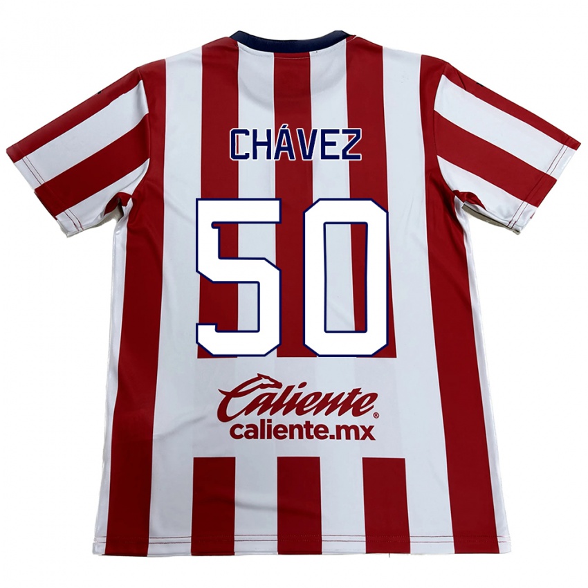 Kinder Mateo Chávez #50 Rot-Weiss Heimtrikot Trikot 2024/25 T-Shirt Österreich