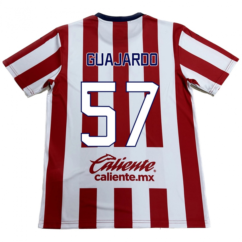 Kinder Dylan Guajardo #57 Rot-Weiss Heimtrikot Trikot 2024/25 T-Shirt Österreich