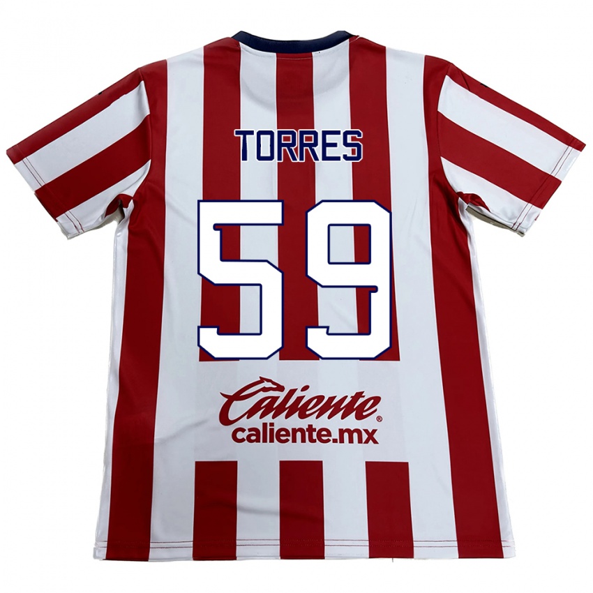 Kinder Christian Torres #59 Rot-Weiss Heimtrikot Trikot 2024/25 T-Shirt Österreich