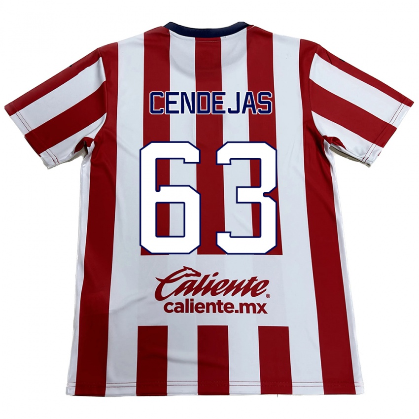 Kinder Matías Cendejas #63 Rot-Weiss Heimtrikot Trikot 2024/25 T-Shirt Österreich