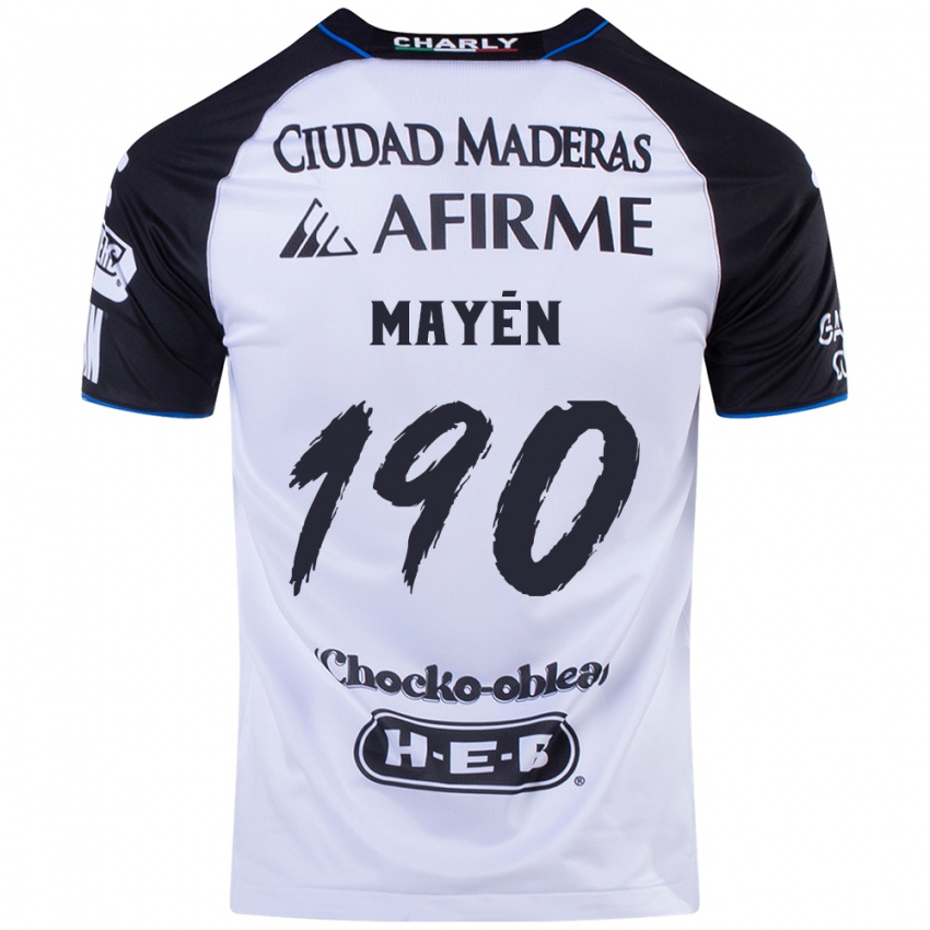 Kinder Eduardo Mayén #190 Schwarz Blau Heimtrikot Trikot 2024/25 T-Shirt Österreich