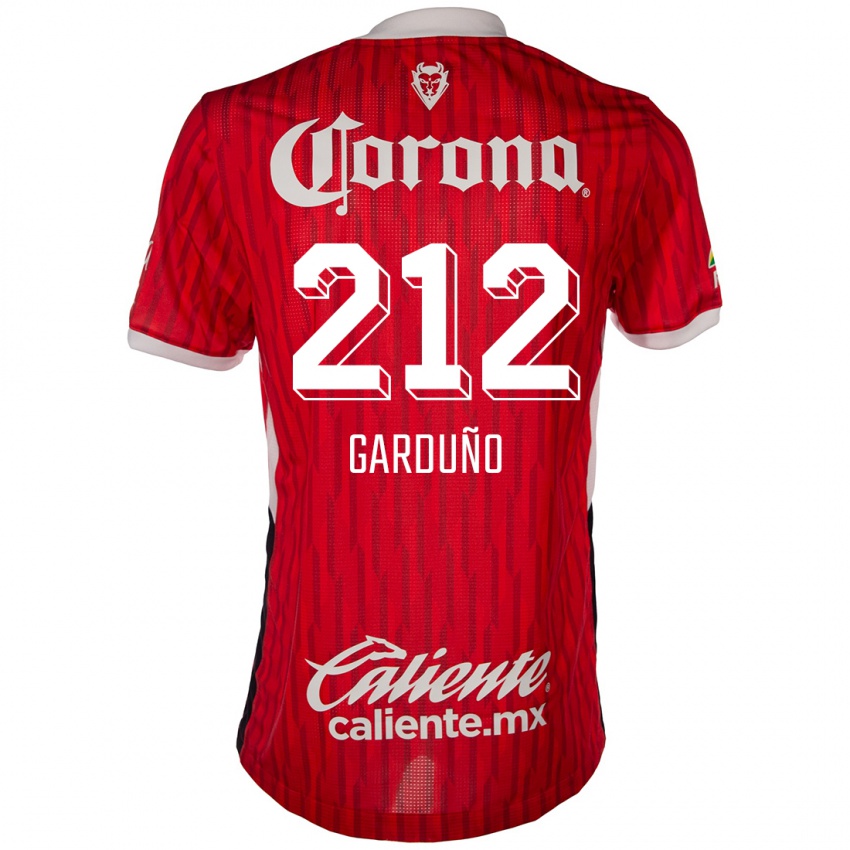 Kinder Carlos Garduño #212 Rot-Weiss Heimtrikot Trikot 2024/25 T-Shirt Österreich