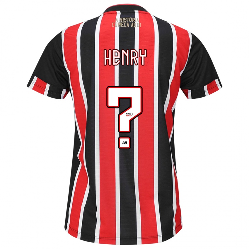 Kinder Thierry Henry #0 Schwarz Rot Weiß Auswärtstrikot Trikot 2024/25 T-Shirt Österreich