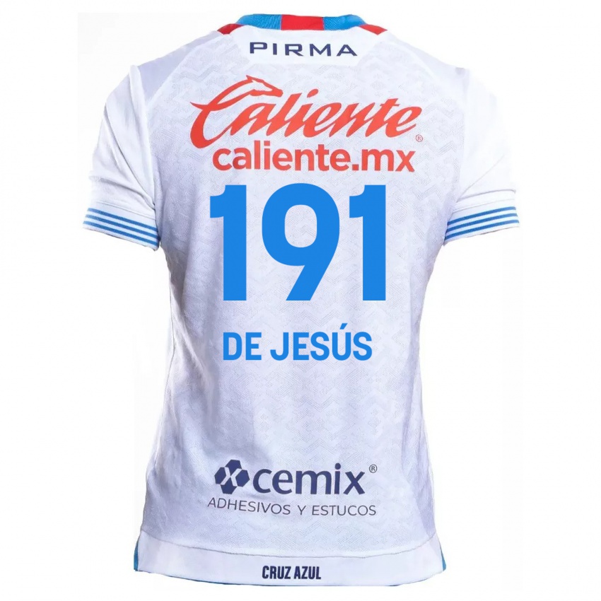 Kinder Luis De Jesús #191 Weiß Blau Auswärtstrikot Trikot 2024/25 T-Shirt Österreich