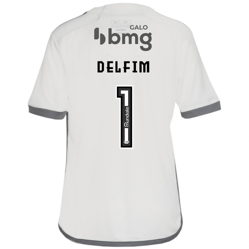 Kinder Gabriel Delfim #1 Cremefarben Auswärtstrikot Trikot 2024/25 T-Shirt Österreich