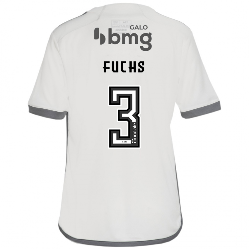 Kinder Bruno Fuchs #3 Cremefarben Auswärtstrikot Trikot 2024/25 T-Shirt Österreich