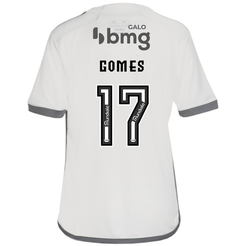 Kinder Igor Gomes #17 Cremefarben Auswärtstrikot Trikot 2024/25 T-Shirt Österreich