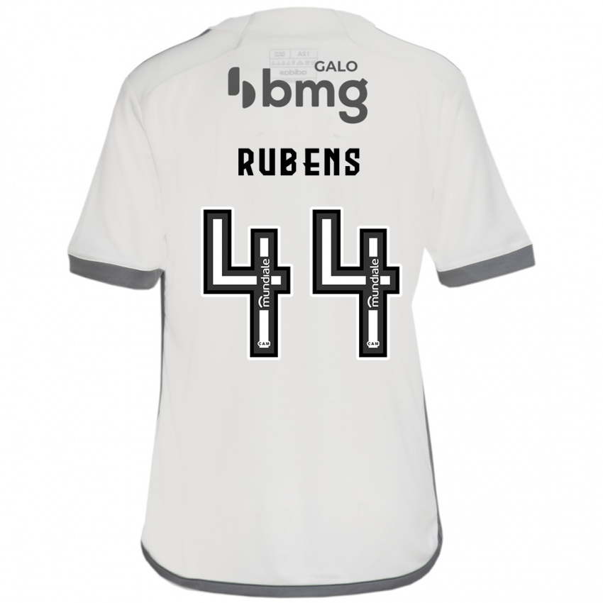 Kinder Rubens #44 Cremefarben Auswärtstrikot Trikot 2024/25 T-Shirt Österreich