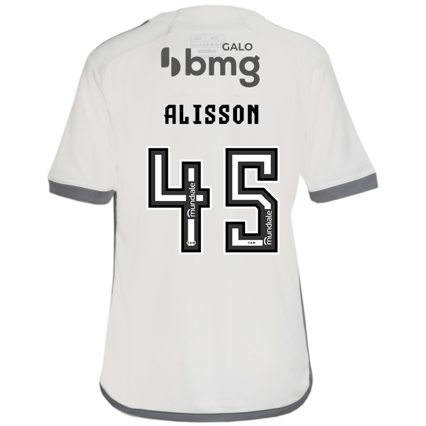 Kinder Alisson #45 Cremefarben Auswärtstrikot Trikot 2024/25 T-Shirt Österreich