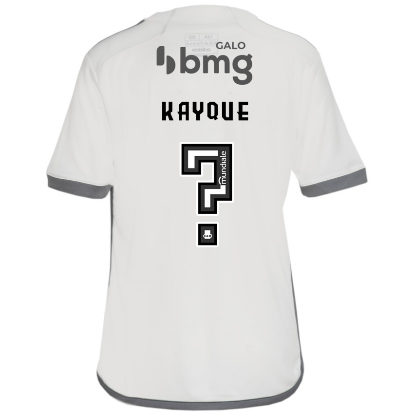 Kinder Kayque #0 Cremefarben Auswärtstrikot Trikot 2024/25 T-Shirt Österreich