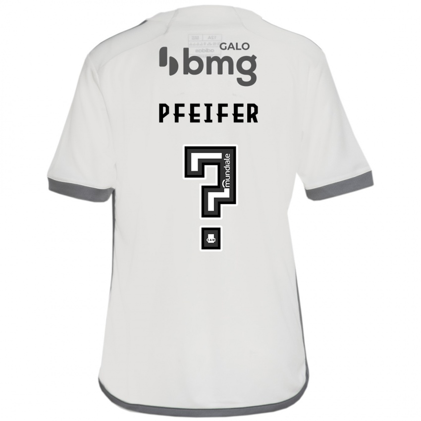 Kinder Gabriel Pfeifer #0 Cremefarben Auswärtstrikot Trikot 2024/25 T-Shirt Österreich