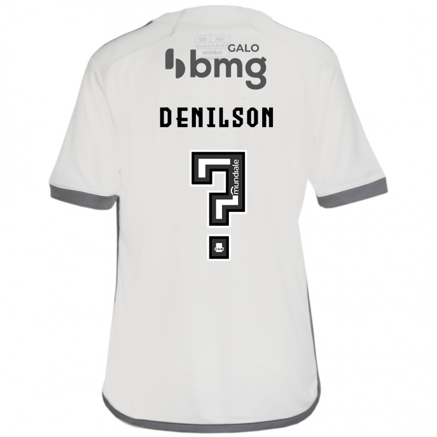 Kinder Denilson #0 Cremefarben Auswärtstrikot Trikot 2024/25 T-Shirt Österreich