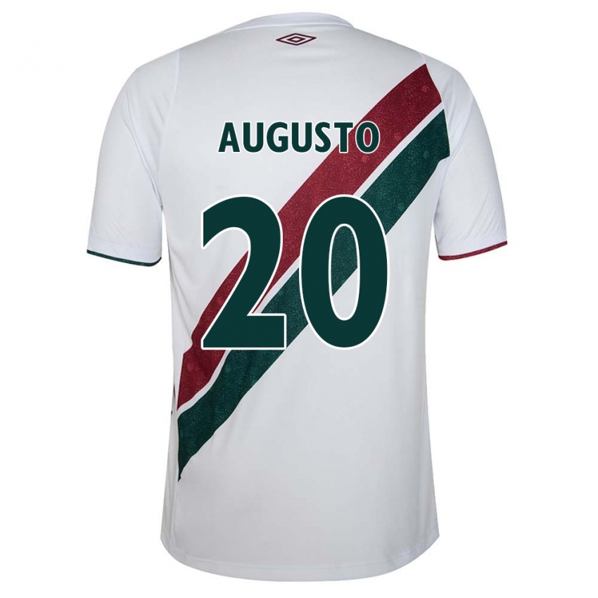 Kinder Renato Augusto #20 Weiß Grün Kastanienbraun Auswärtstrikot Trikot 2024/25 T-Shirt Österreich