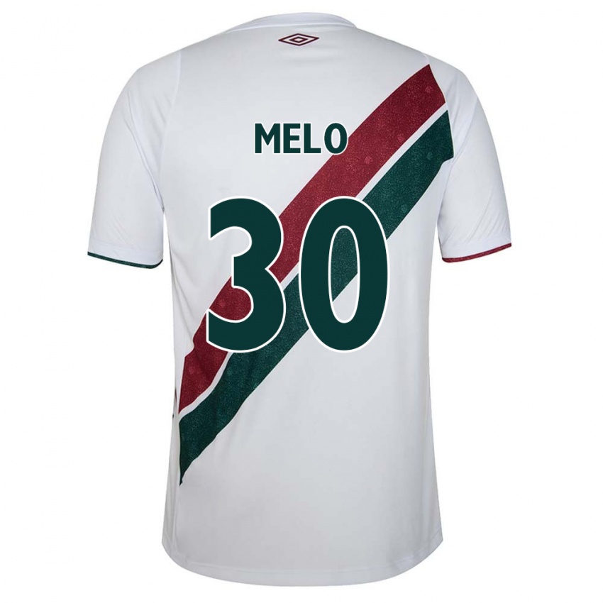 Kinder Felipe Melo #30 Weiß Grün Kastanienbraun Auswärtstrikot Trikot 2024/25 T-Shirt Österreich