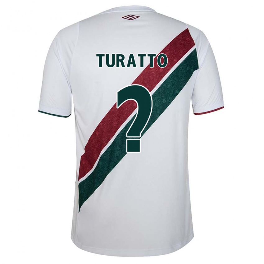 Kinder Luiz Turatto #0 Weiß Grün Kastanienbraun Auswärtstrikot Trikot 2024/25 T-Shirt Österreich