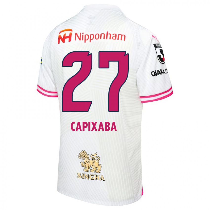 Kinder Capixaba #27 Weiß Rosa Auswärtstrikot Trikot 2024/25 T-Shirt Österreich