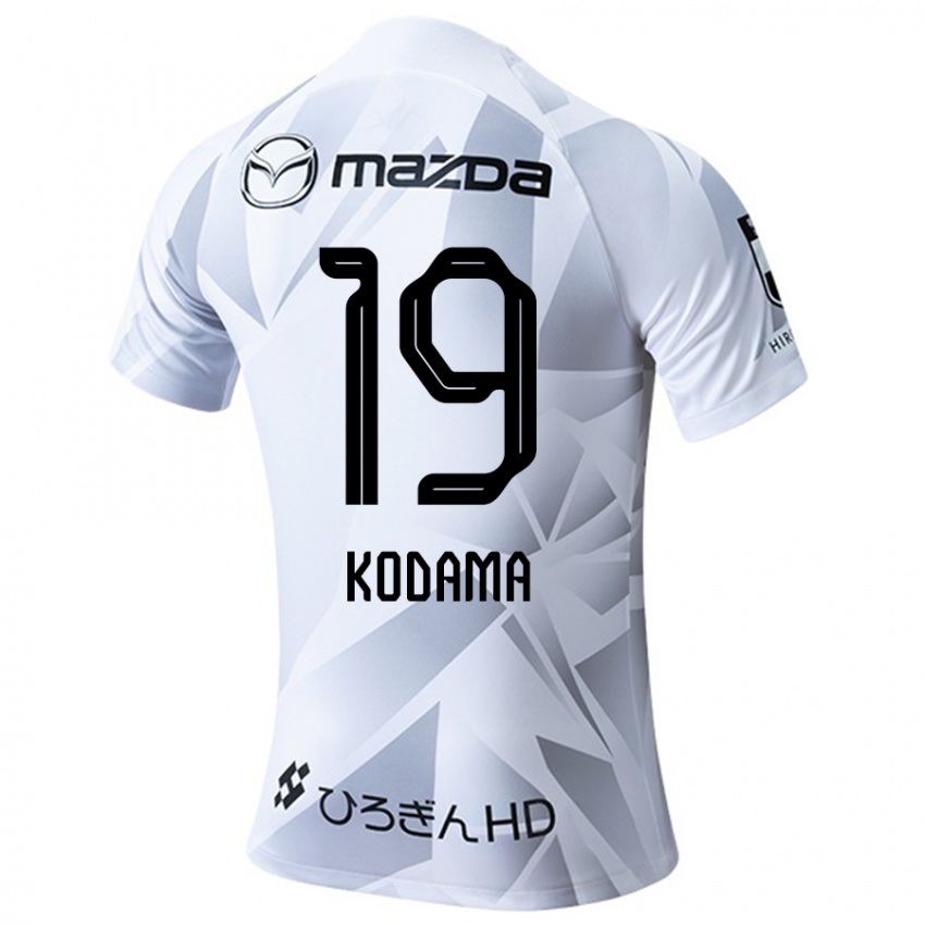 Kinder Tsukasa Kodama #19 Weiß Grau Schwarz Auswärtstrikot Trikot 2024/25 T-Shirt Österreich