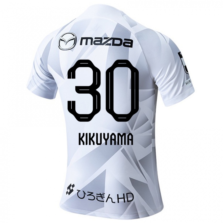 Kinder Rio Kikuyama #30 Weiß Grau Schwarz Auswärtstrikot Trikot 2024/25 T-Shirt Österreich