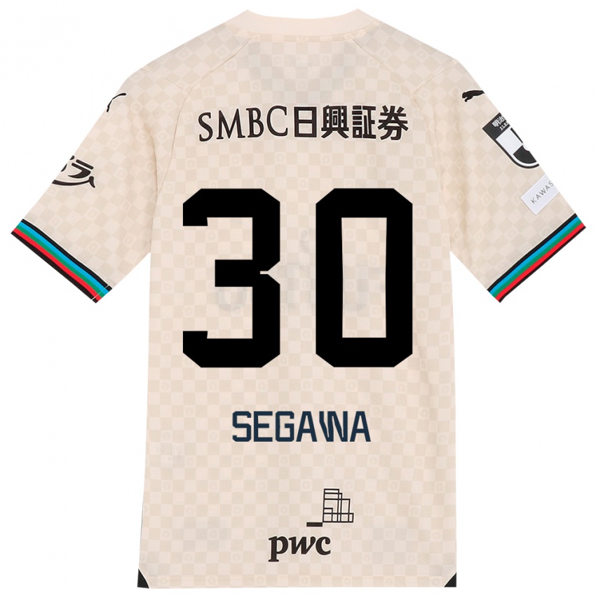 Kinder Yusuke Segawa #30 Weiß Grau Auswärtstrikot Trikot 2024/25 T-Shirt Österreich