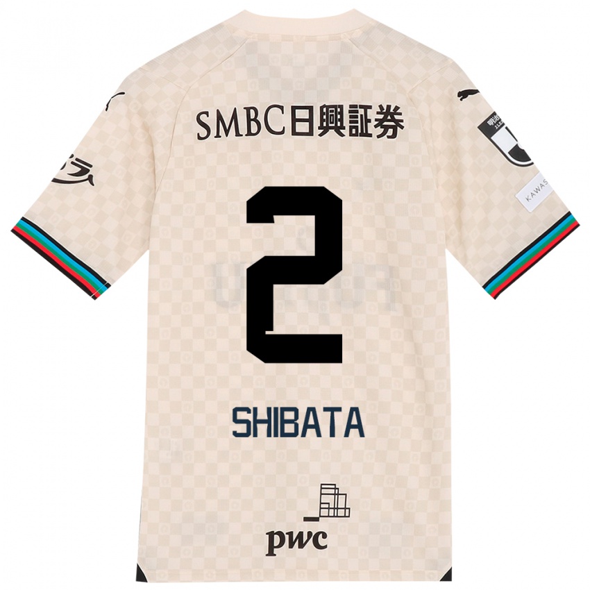 Kinder Shotaro Shibata #2 Weiß Grau Auswärtstrikot Trikot 2024/25 T-Shirt Österreich