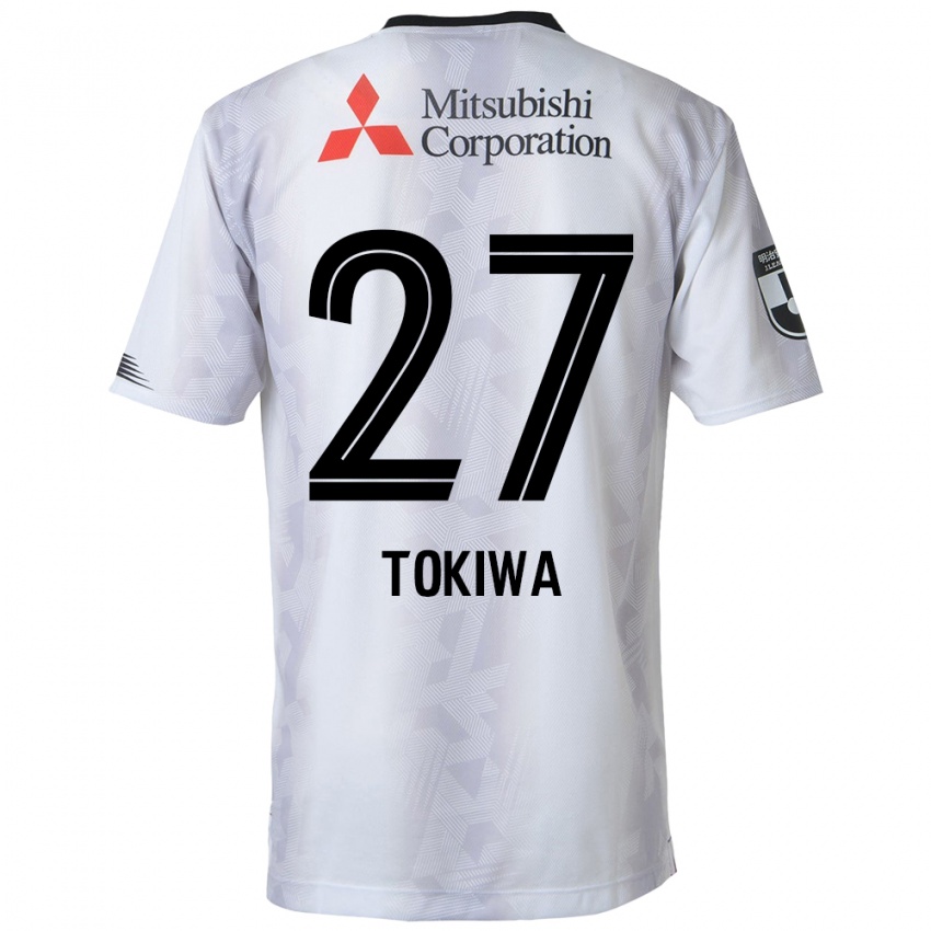 Kinder Kyota Tokiwa #27 Weiß Schwarz Auswärtstrikot Trikot 2024/25 T-Shirt Österreich