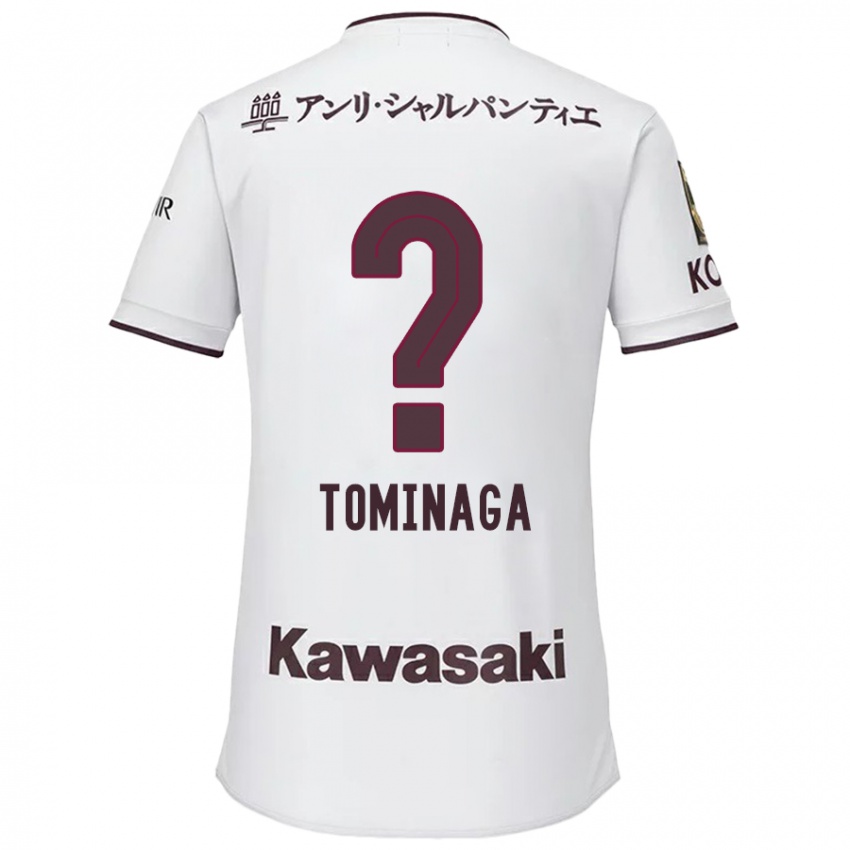 Kinder Niina Tominaga #0 Weiß Rot Auswärtstrikot Trikot 2024/25 T-Shirt Österreich