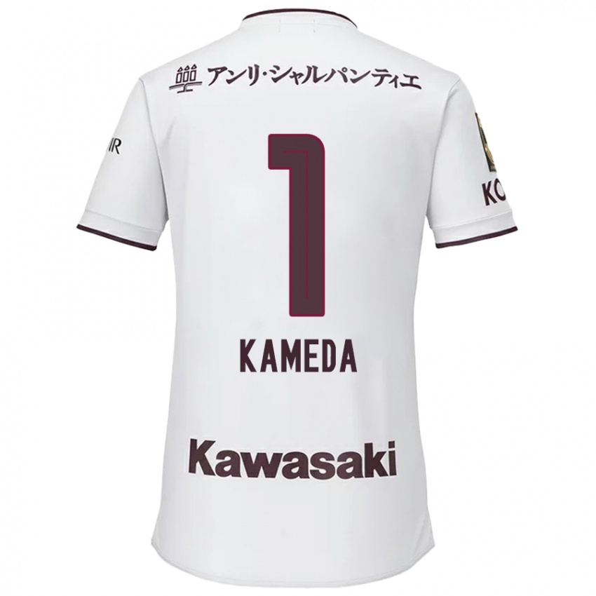 Kinder Taiga Kameda #1 Weiß Rot Auswärtstrikot Trikot 2024/25 T-Shirt Österreich