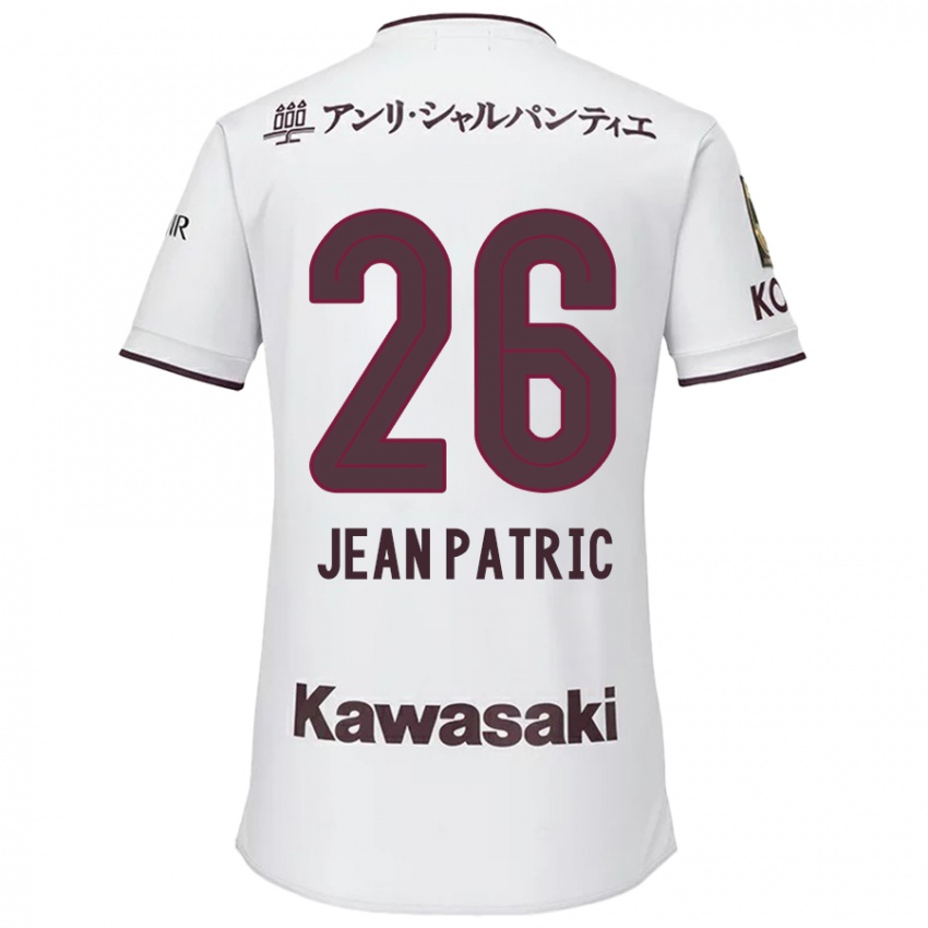 Kinder Jean Patric #26 Weiß Rot Auswärtstrikot Trikot 2024/25 T-Shirt Österreich