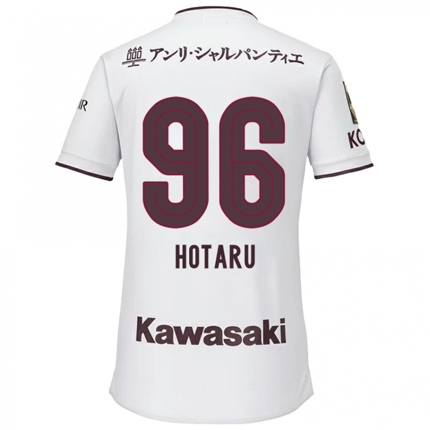 Kinder Hotaru Yamaguchi #96 Weiß Rot Auswärtstrikot Trikot 2024/25 T-Shirt Österreich