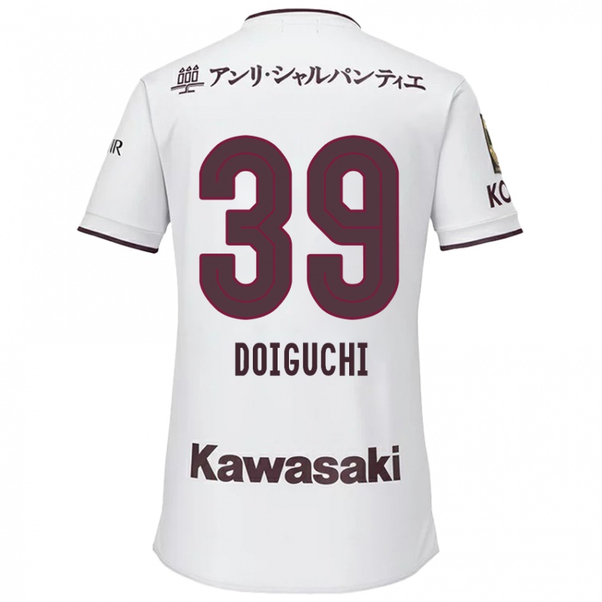 Kinder Ritsu Doiguchi #39 Weiß Rot Auswärtstrikot Trikot 2024/25 T-Shirt Österreich