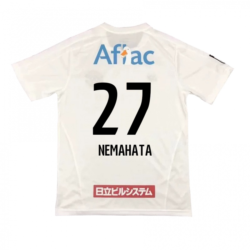 Kinder Hayato Nemahata #27 Weiß Schwarz Auswärtstrikot Trikot 2024/25 T-Shirt Österreich