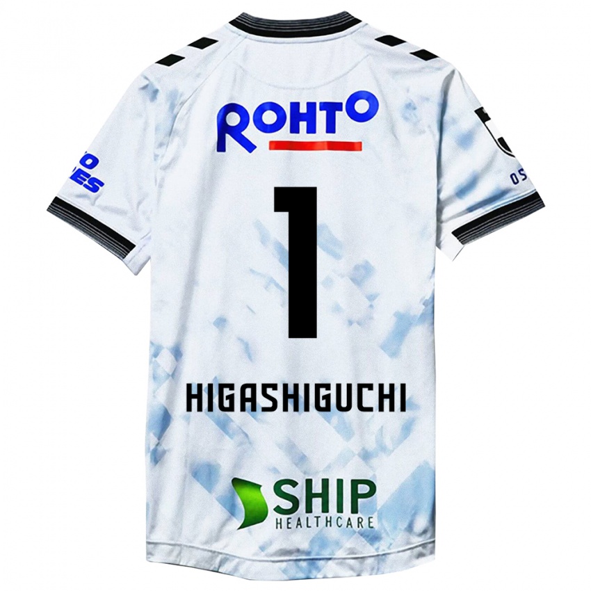 Kinder Masaaki Higashiguchi #1 Weiß Schwarz Auswärtstrikot Trikot 2024/25 T-Shirt Österreich