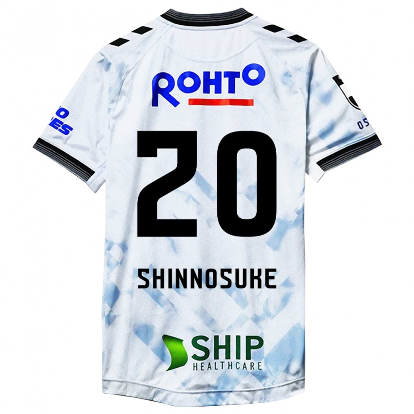 Kinder Shinnosuke Nakatani #20 Weiß Schwarz Auswärtstrikot Trikot 2024/25 T-Shirt Österreich