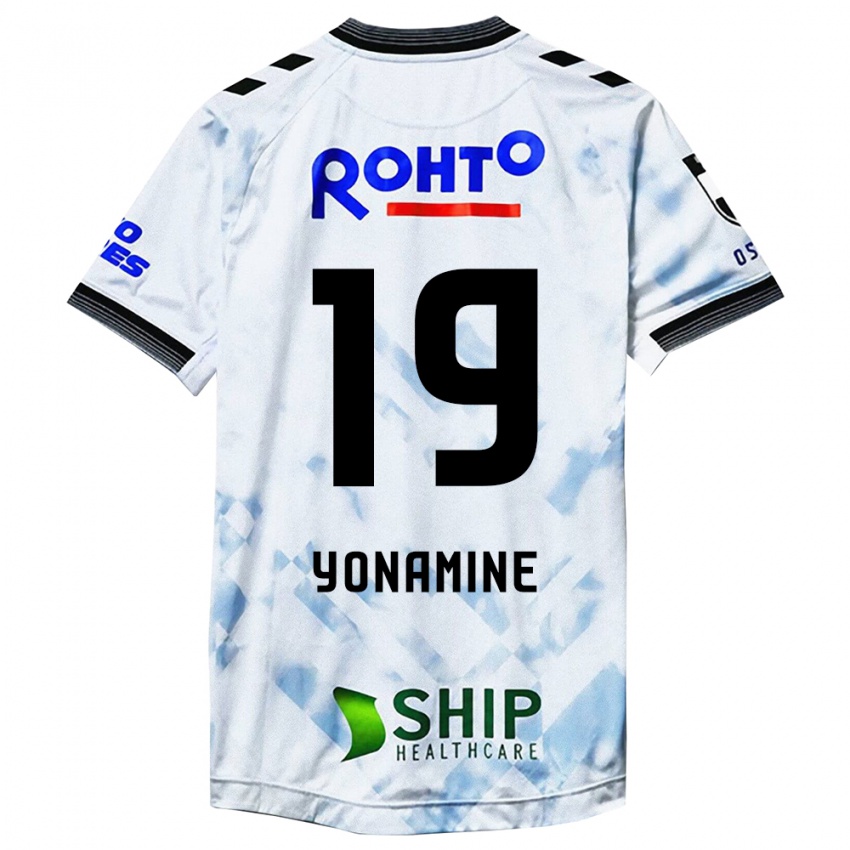 Kinder Kotaro Yonamine #19 Weiß Schwarz Auswärtstrikot Trikot 2024/25 T-Shirt Österreich